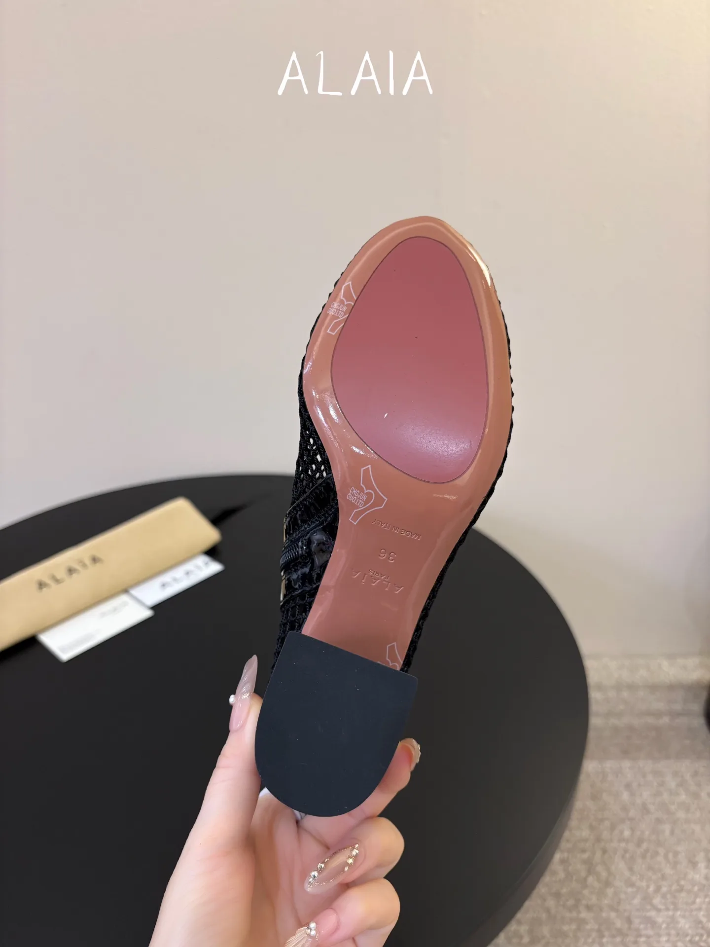ALAIA 27FW WAUSUNH 009 구두 6