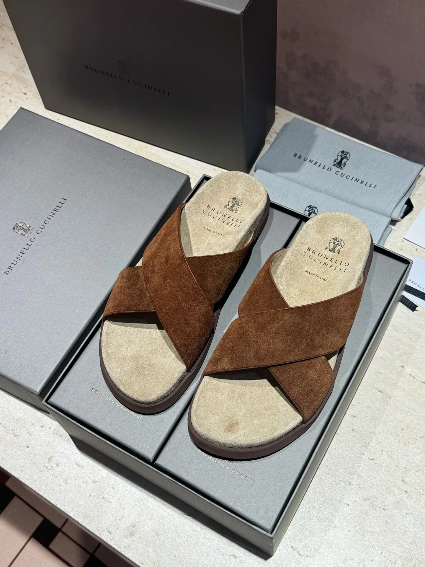 BRUNE 27FW VFQPVWO 028 슬리퍼 4
