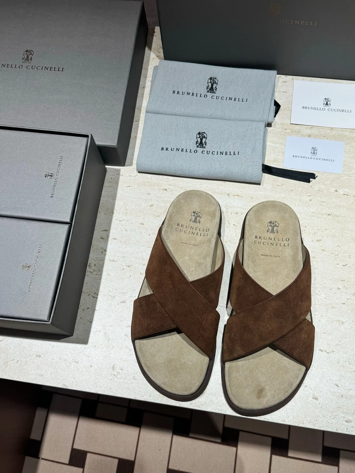 BRUNE 27FW VFQPVWO 028 슬리퍼 5