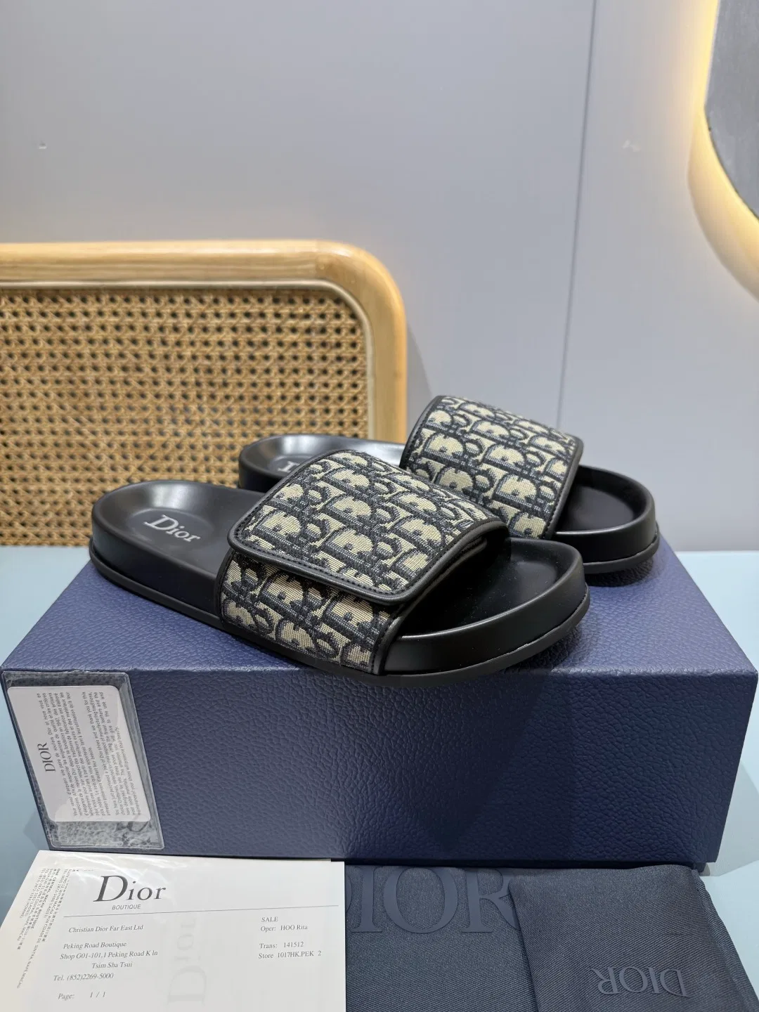 DIO 27FW OUNYZGO 037 슬리퍼