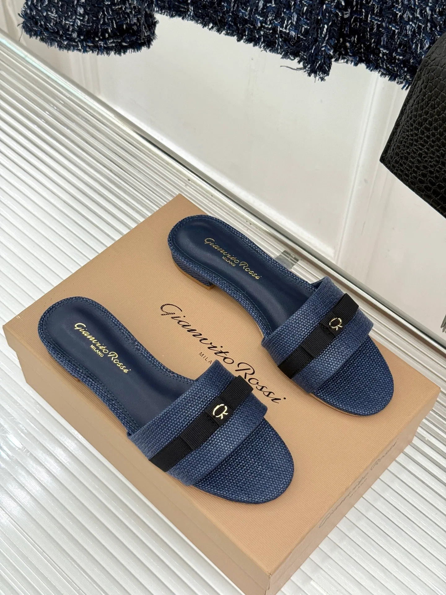 GIANVITO 27FW GLPNTPN 001 슬리퍼 3