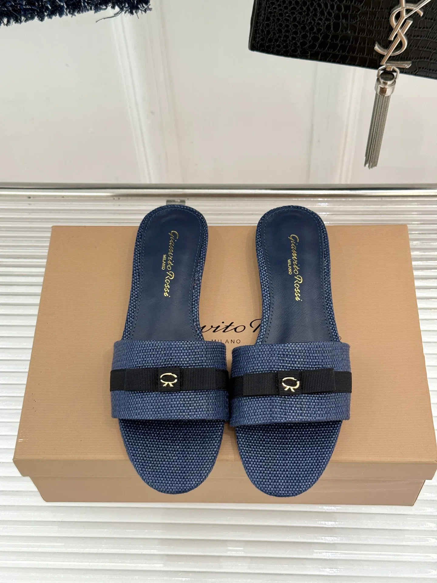 GIANVITO 27FW GLPNTPN 001 슬리퍼 4