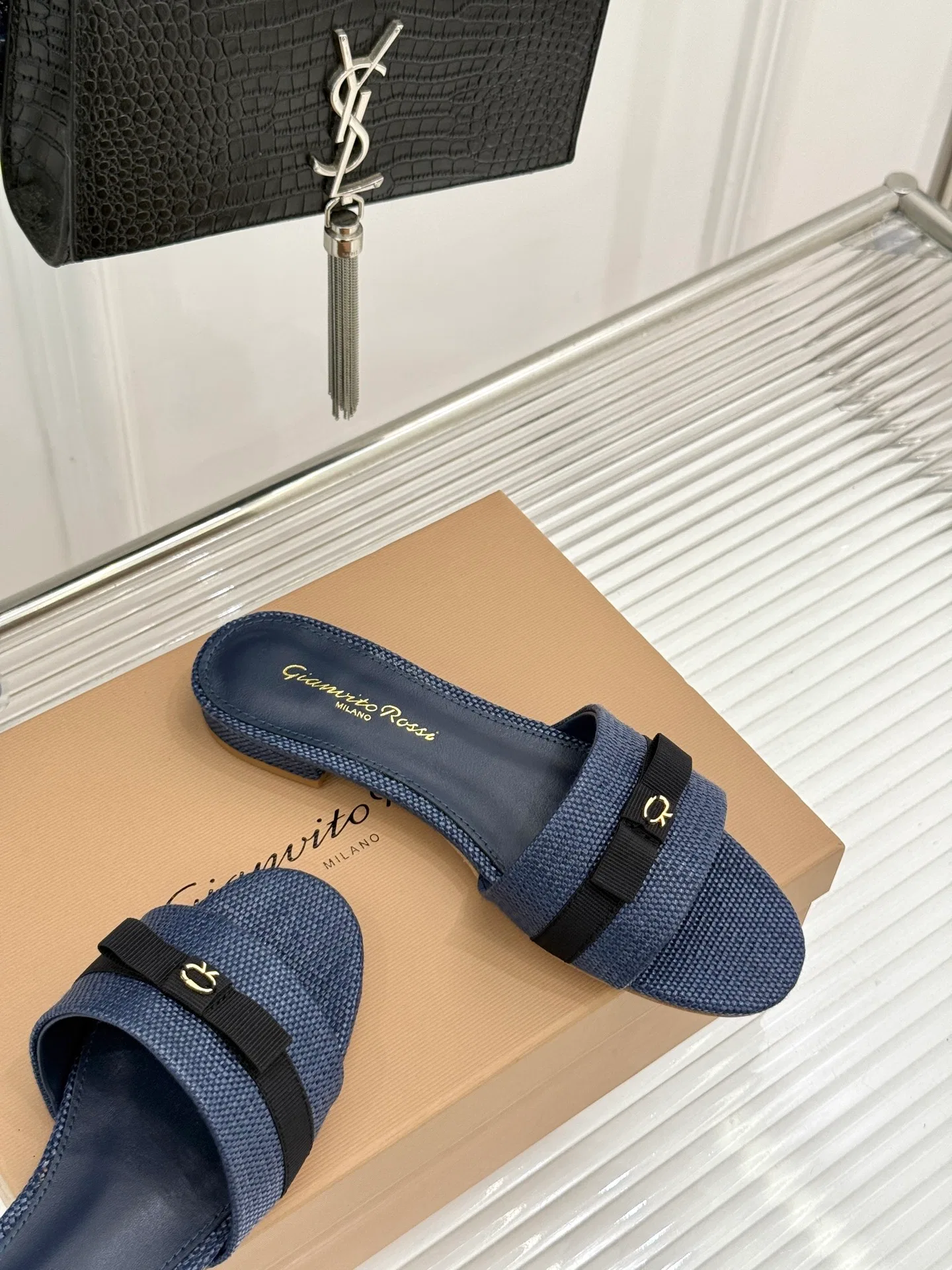 GIANVITO 27FW GLPNTPN 001 슬리퍼 5