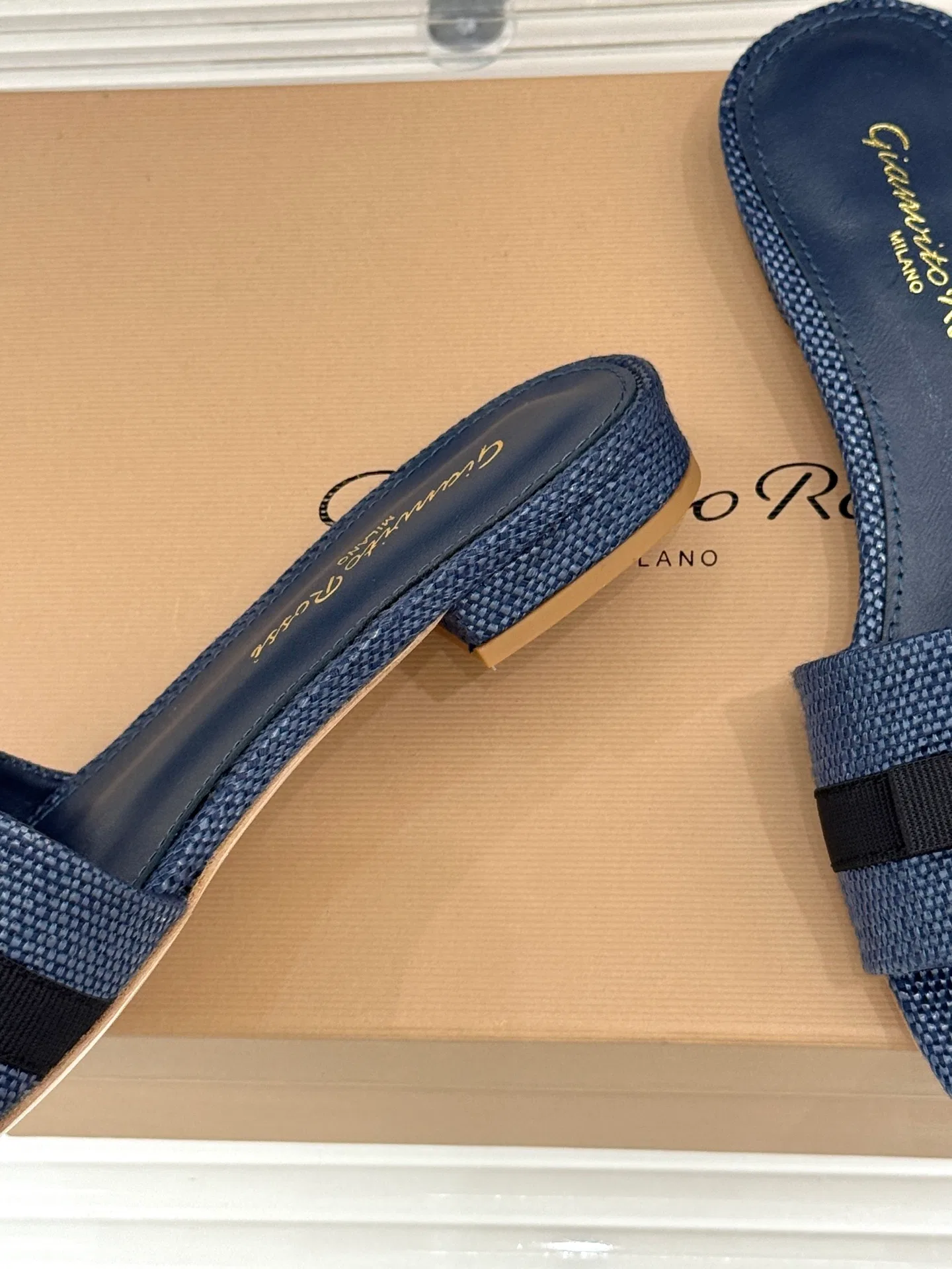 GIANVITO 27FW GLPNTPN 001 슬리퍼 6
