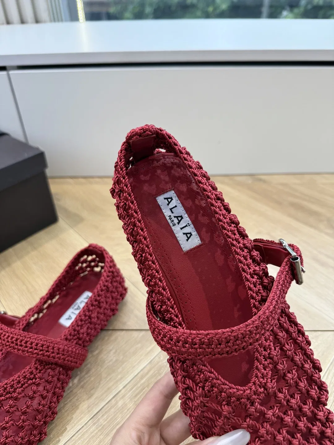 ALAIA 27FW WAUSUNH 015 플랫슈즈 4