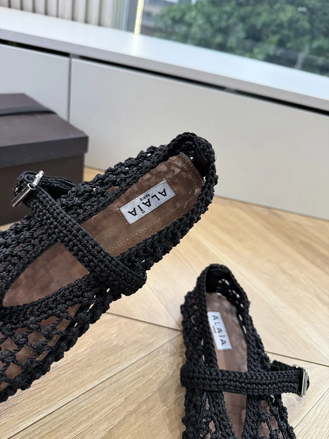 ALAIA 27FW WAUSUNH 016 플랫슈즈 5