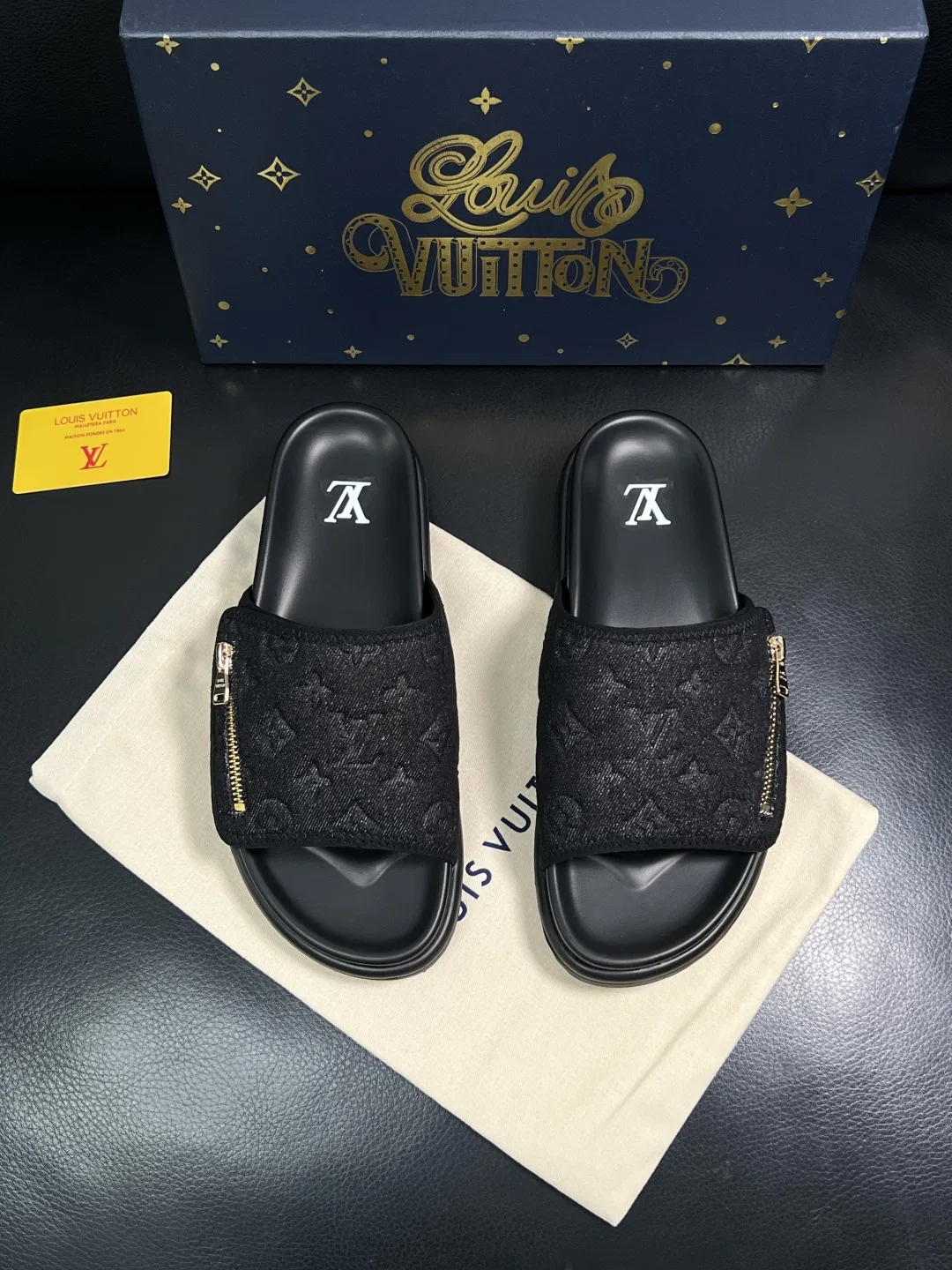 LV 27FW QVUSQNN 223 슬리퍼 3