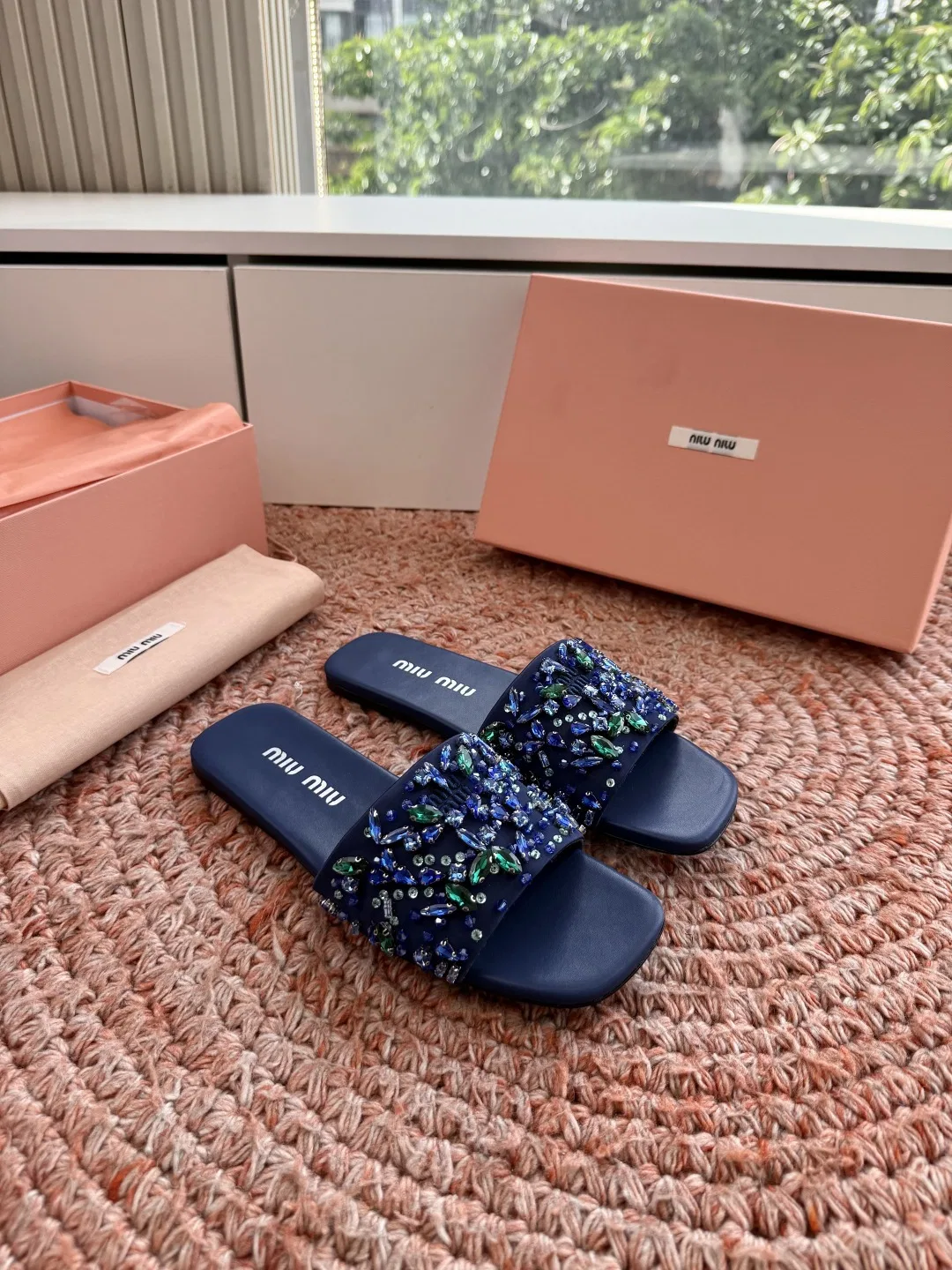 MIU 27FW OMDCLSE 018 슬리퍼 4