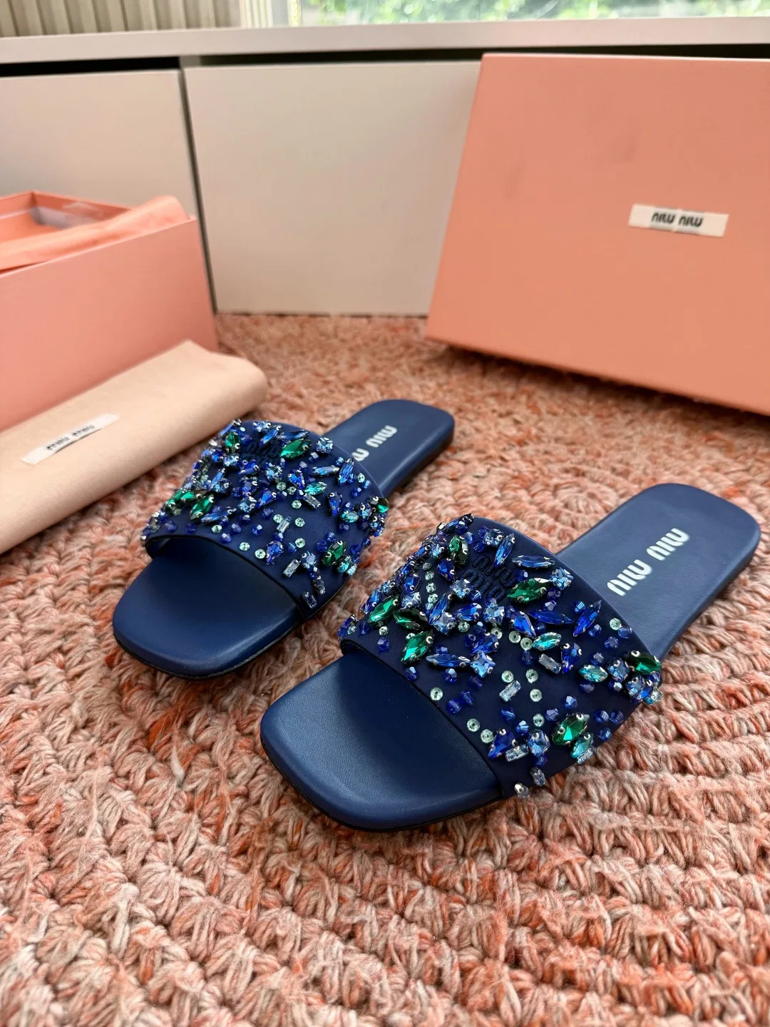 MIU 27FW OMDCLSE 018 슬리퍼 6