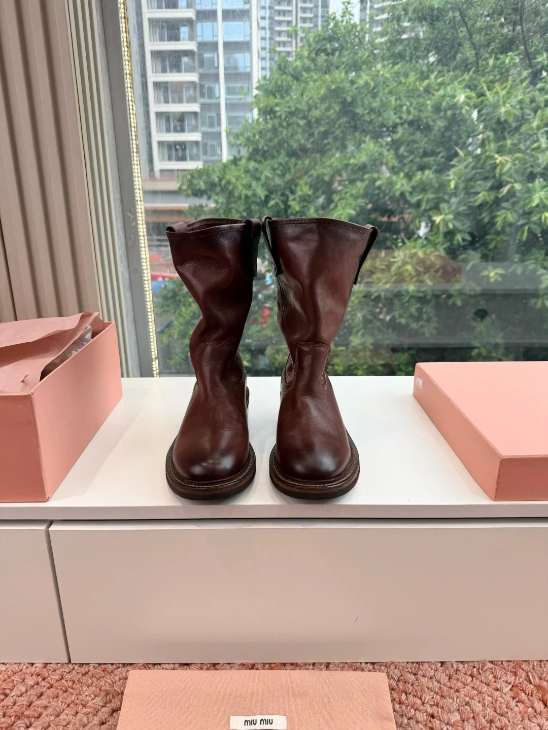 MIU 27FW OMDCLSE 020 부츠