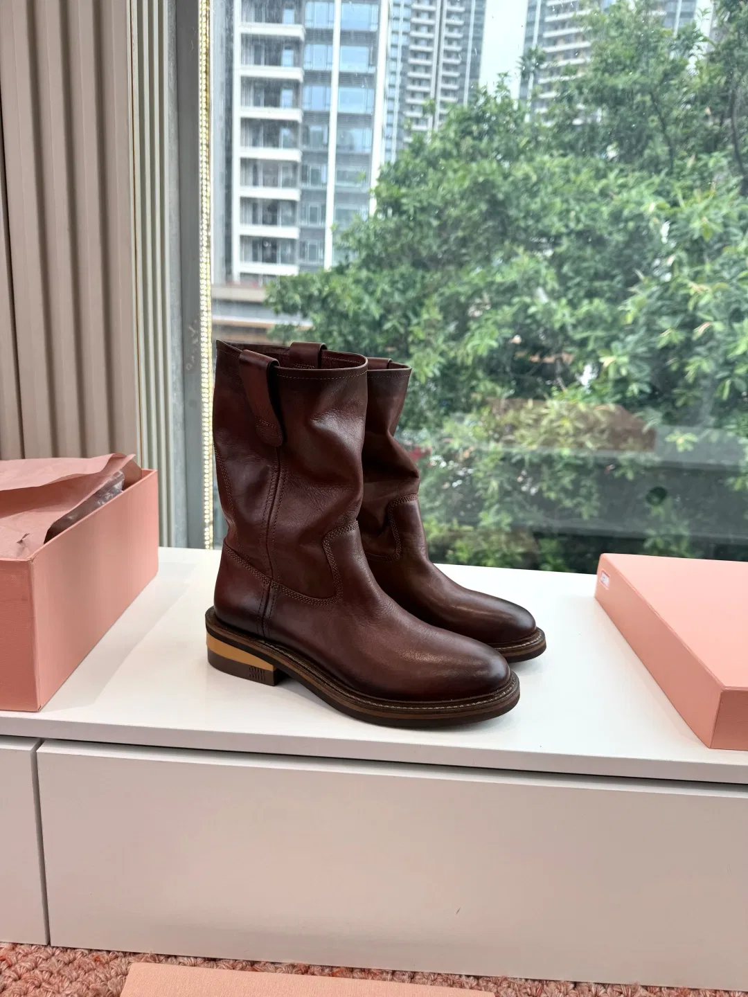 MIU 27FW OMDCLSE 020 부츠 3