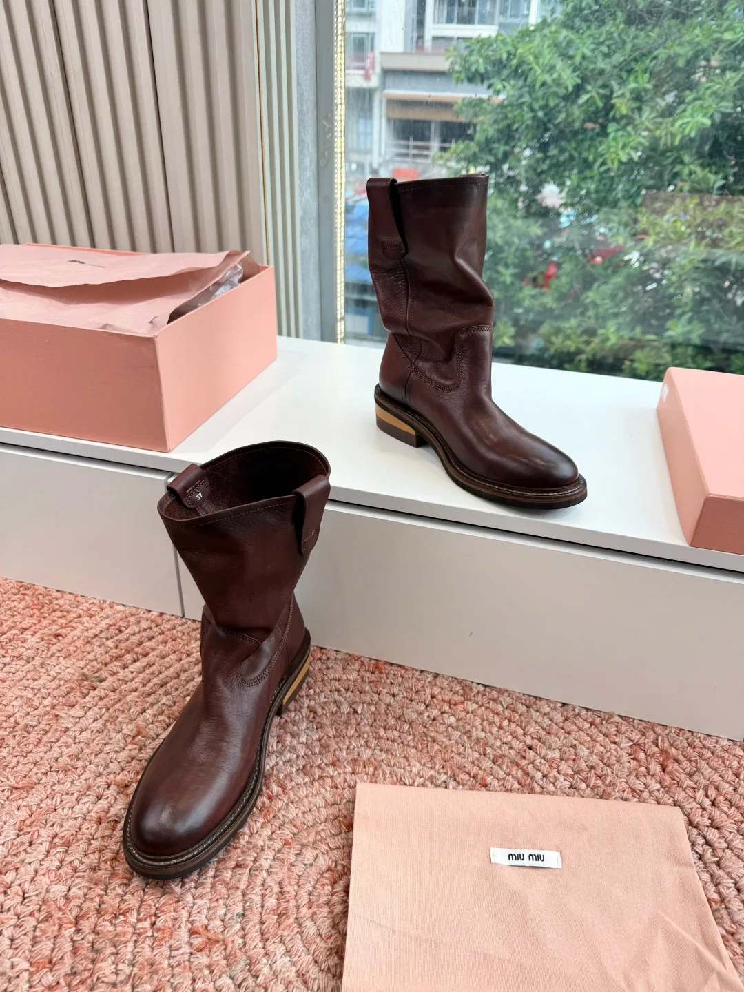 MIU 27FW OMDCLSE 020 부츠 5