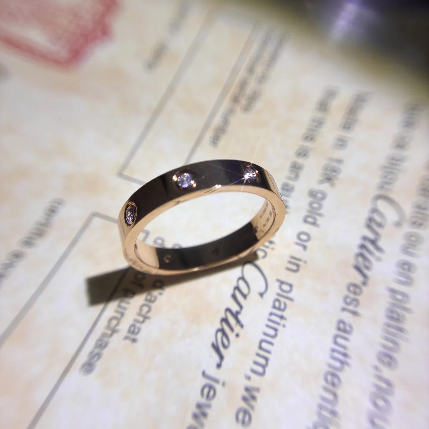 CARTIER 27FW KACMCBY 010 반지 6