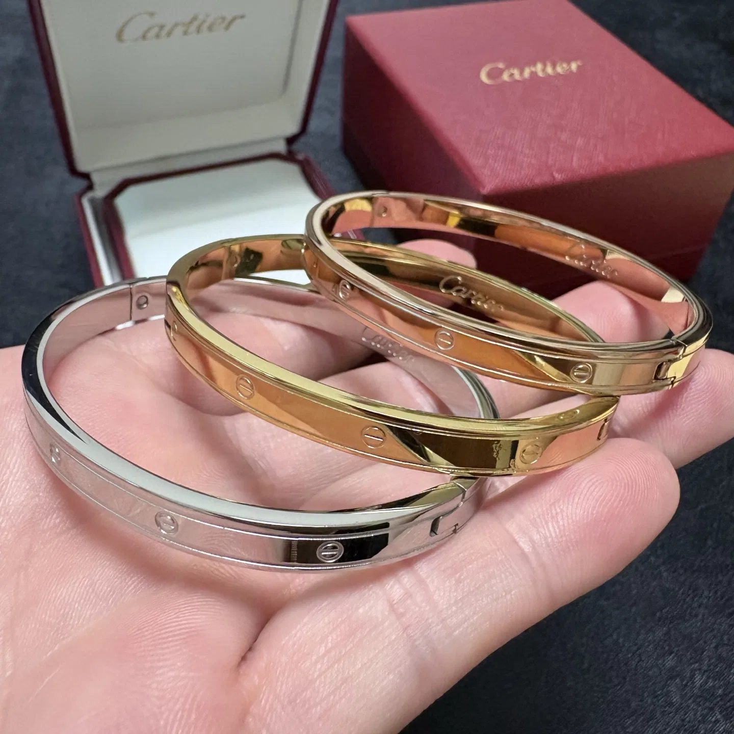 CARTIER 27FW QCIIHSM 009 팔찌 6