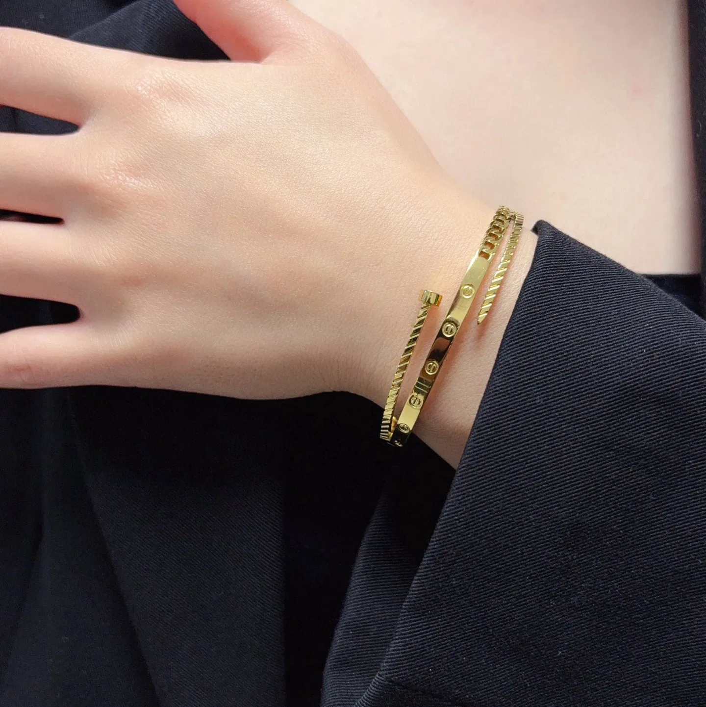 CARTIER 27FW QCIIHSM 010 팔찌