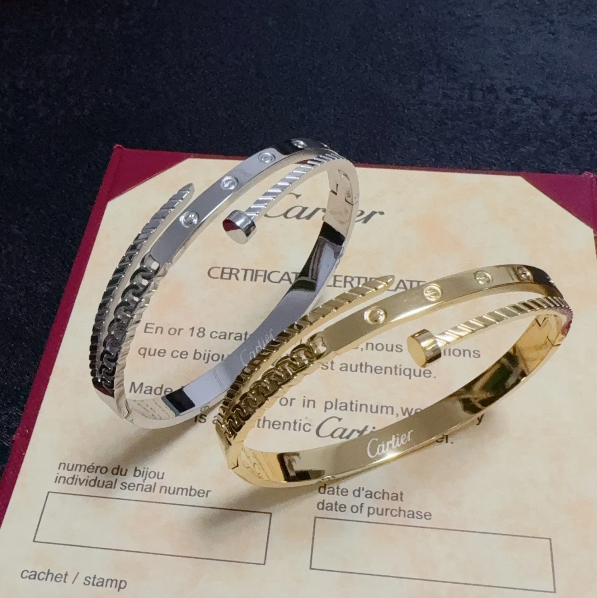 CARTIER 27FW QCIIHSM 010 팔찌 3