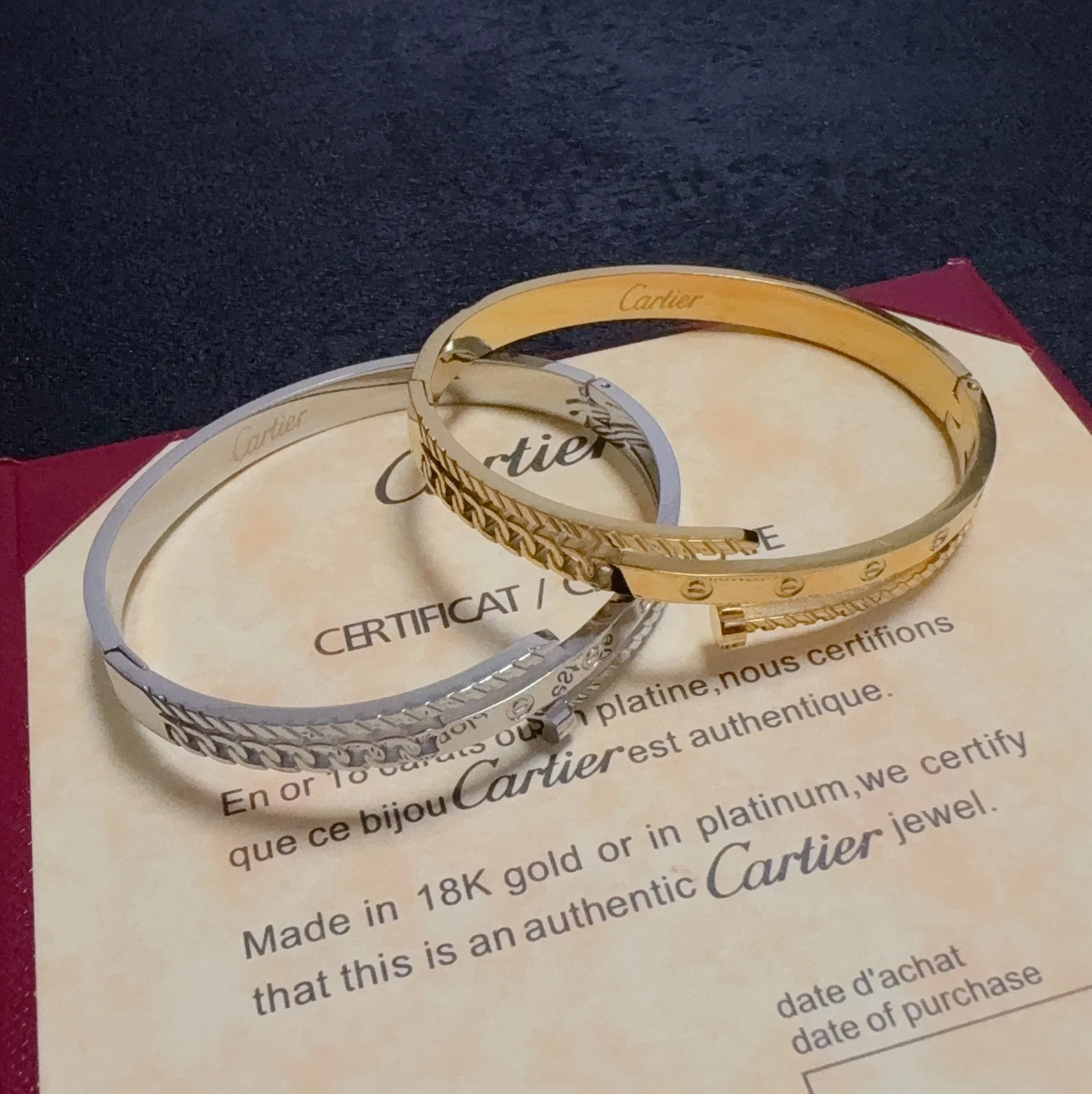 CARTIER 27FW QCIIHSM 010 팔찌 6
