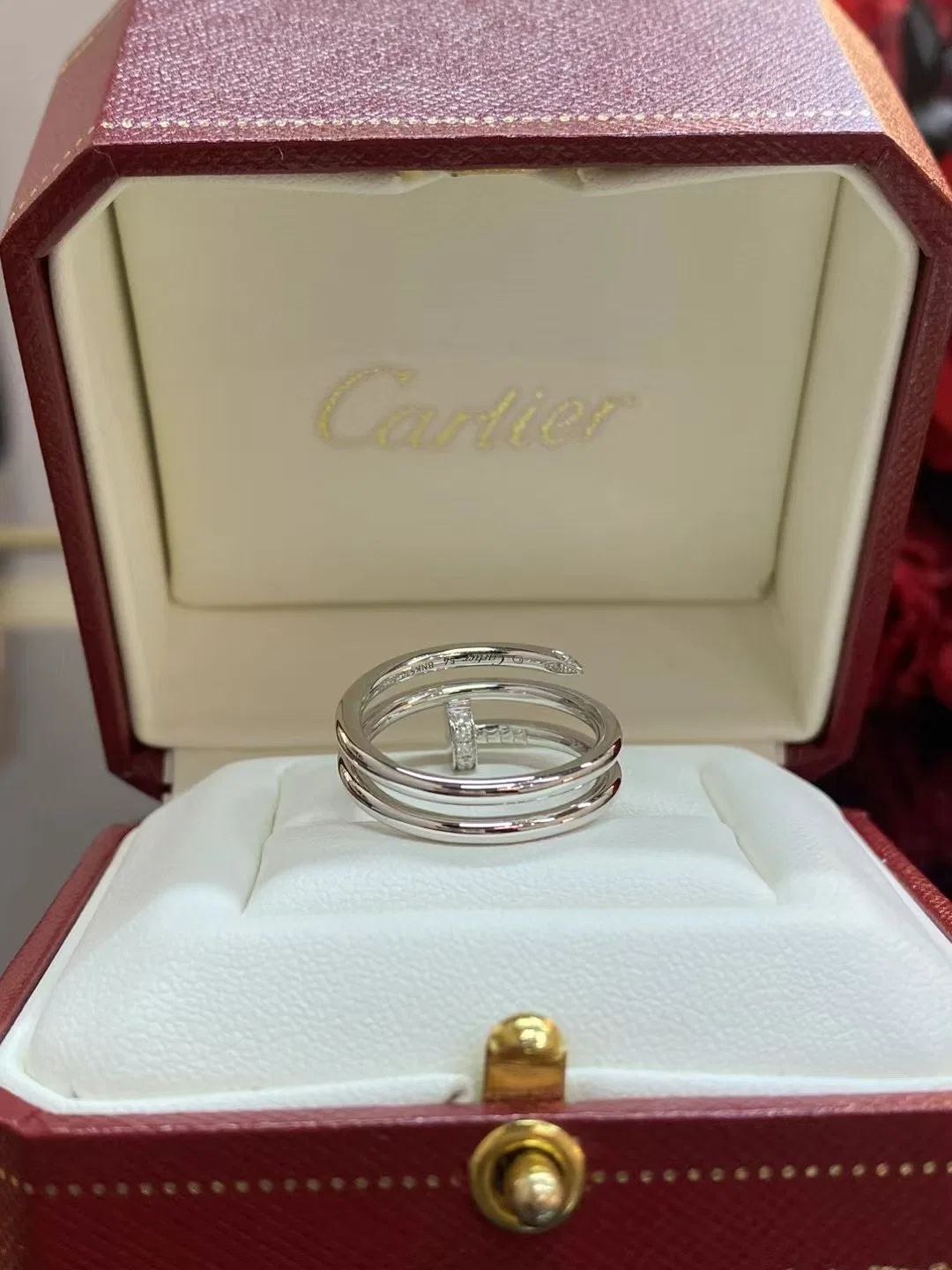 CARTIER 27FW QOLJHSQ 001 반지 4