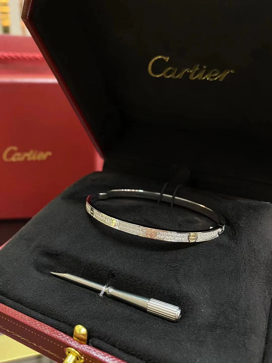 CARTIER 27FW QOLJHSQ 002 다이아팔찌