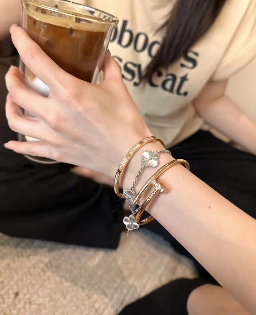 CARTIER 27FW QOLJHSQ 002 다이아팔찌 3