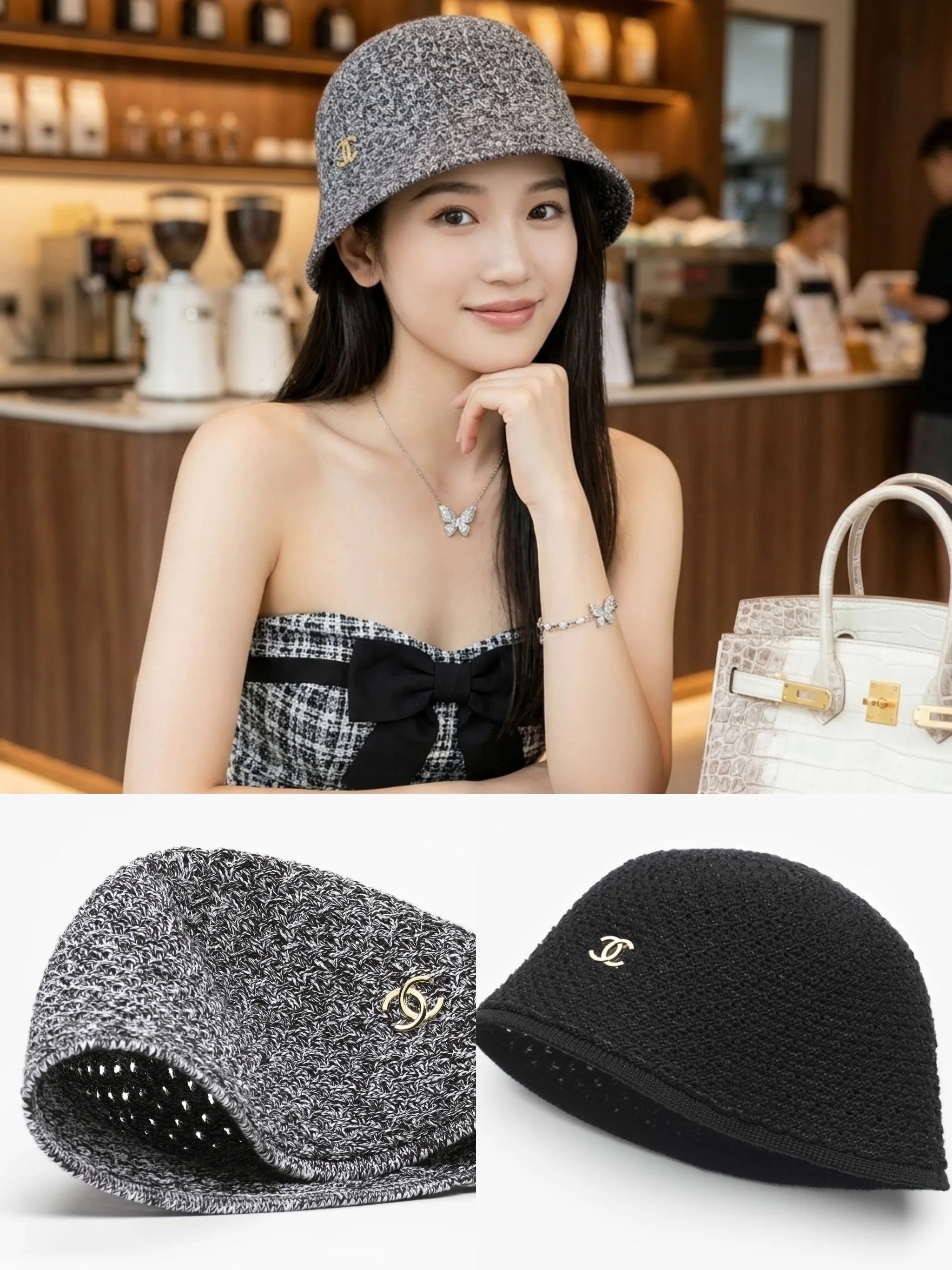 CHA 27FW TAWYBNW 008 버킷햇