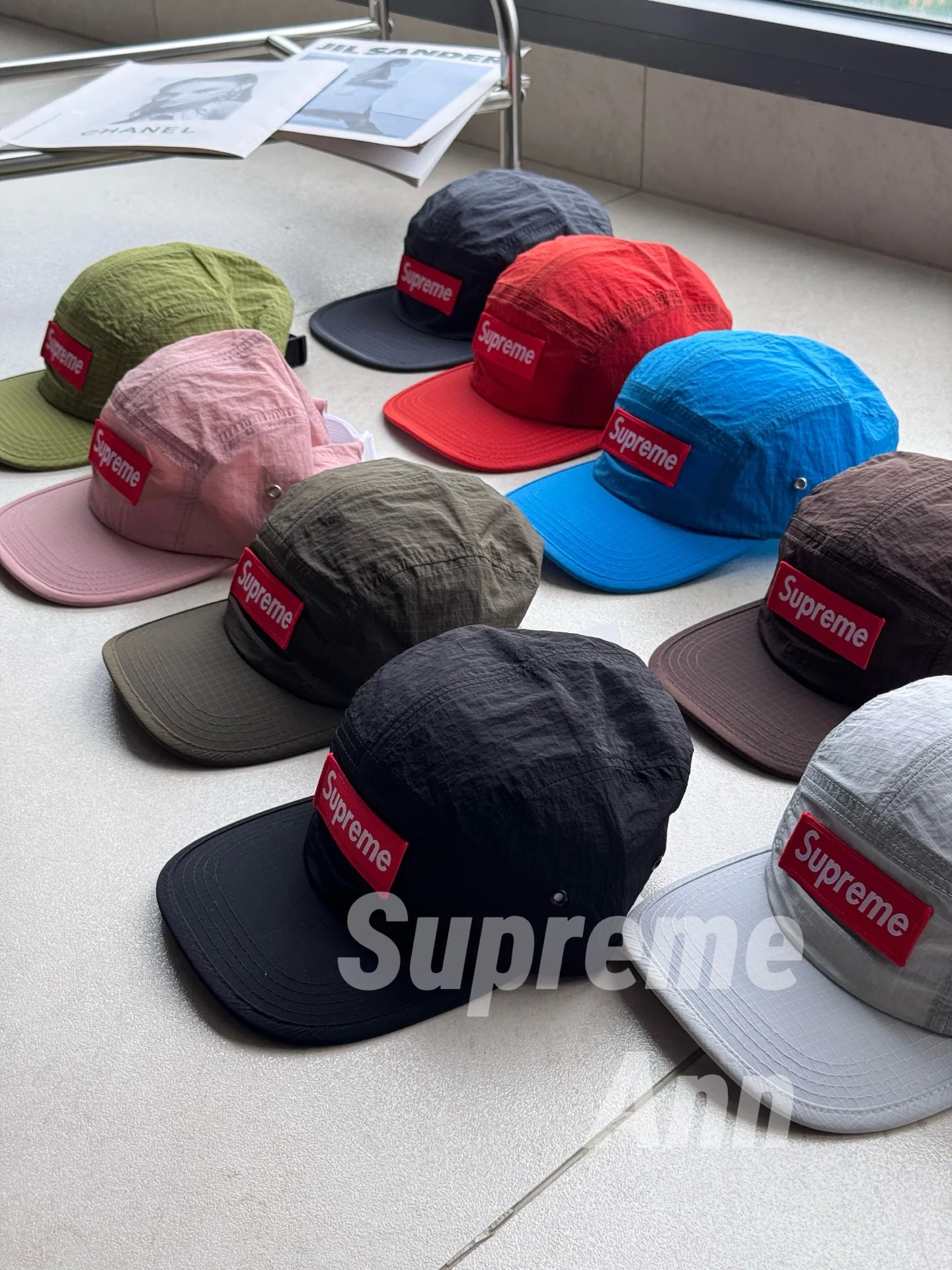 SUPRE 27FW NYZEWSF 050 캠프캡 4