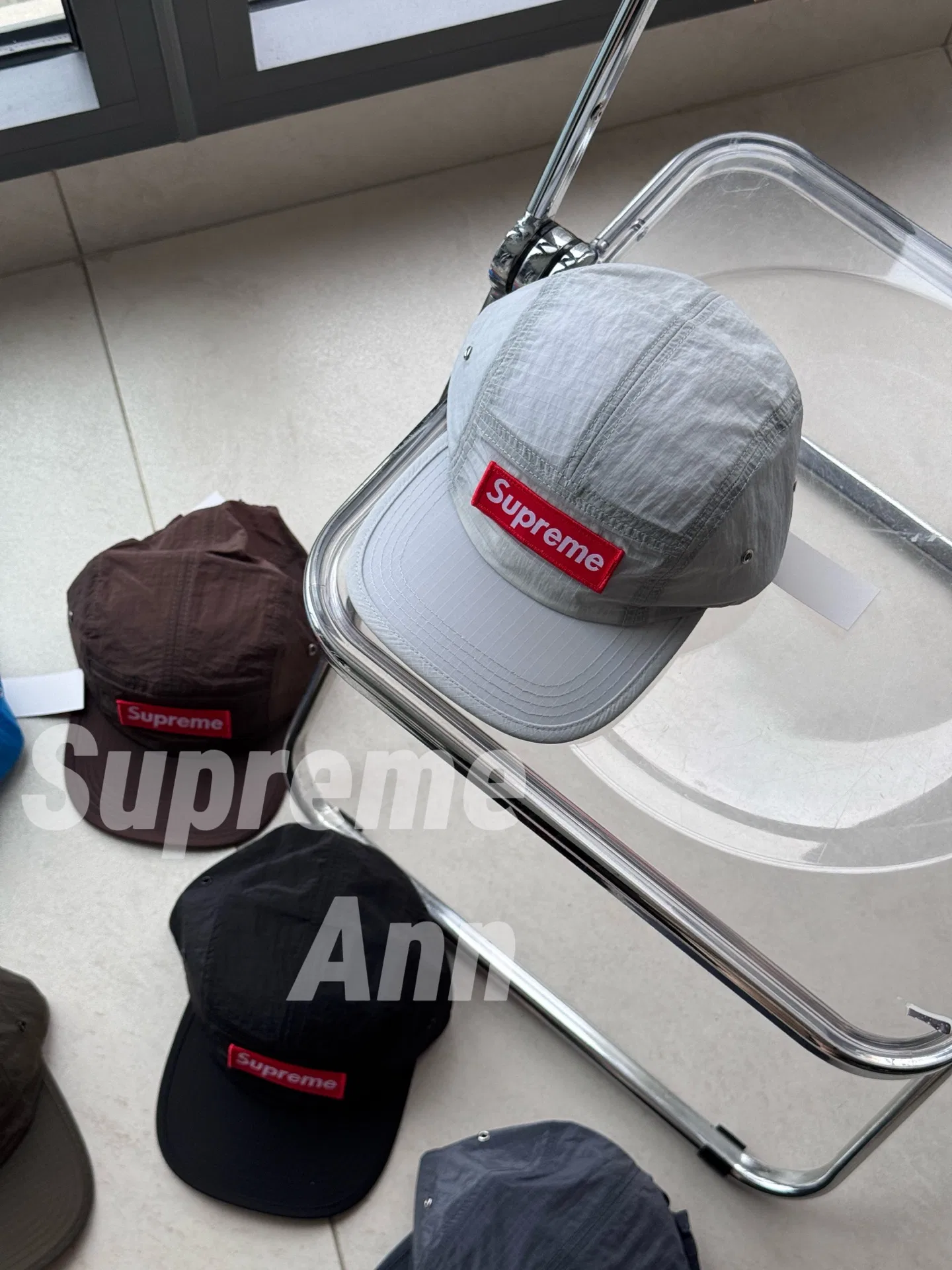 SUPRE 27FW NYZEWSF 050 캠프캡 5
