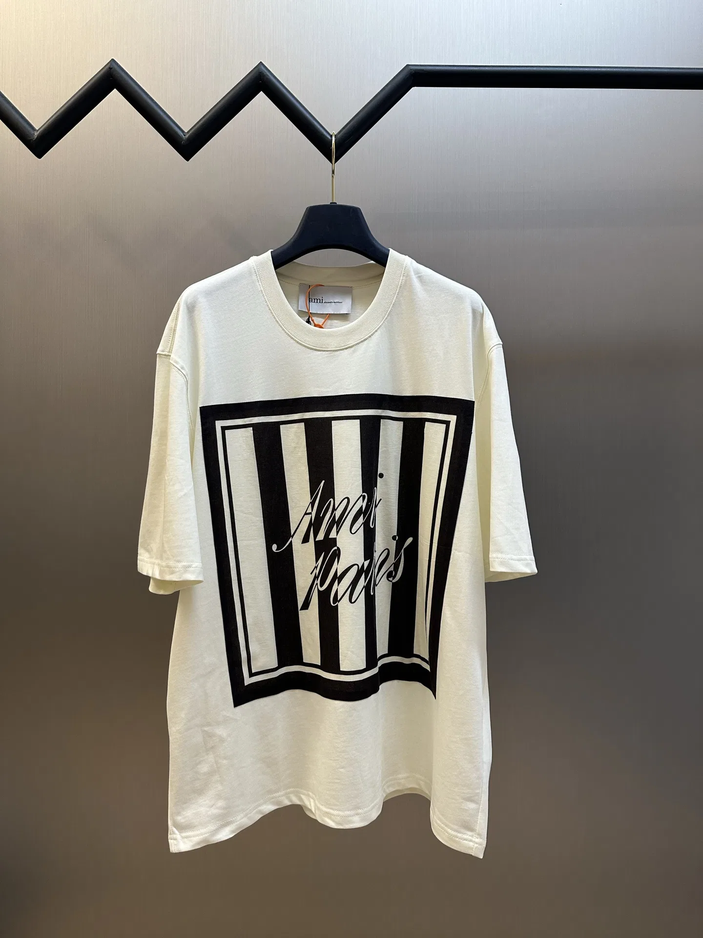 AMI 27FW BFKVVRU 001 반팔티셔츠