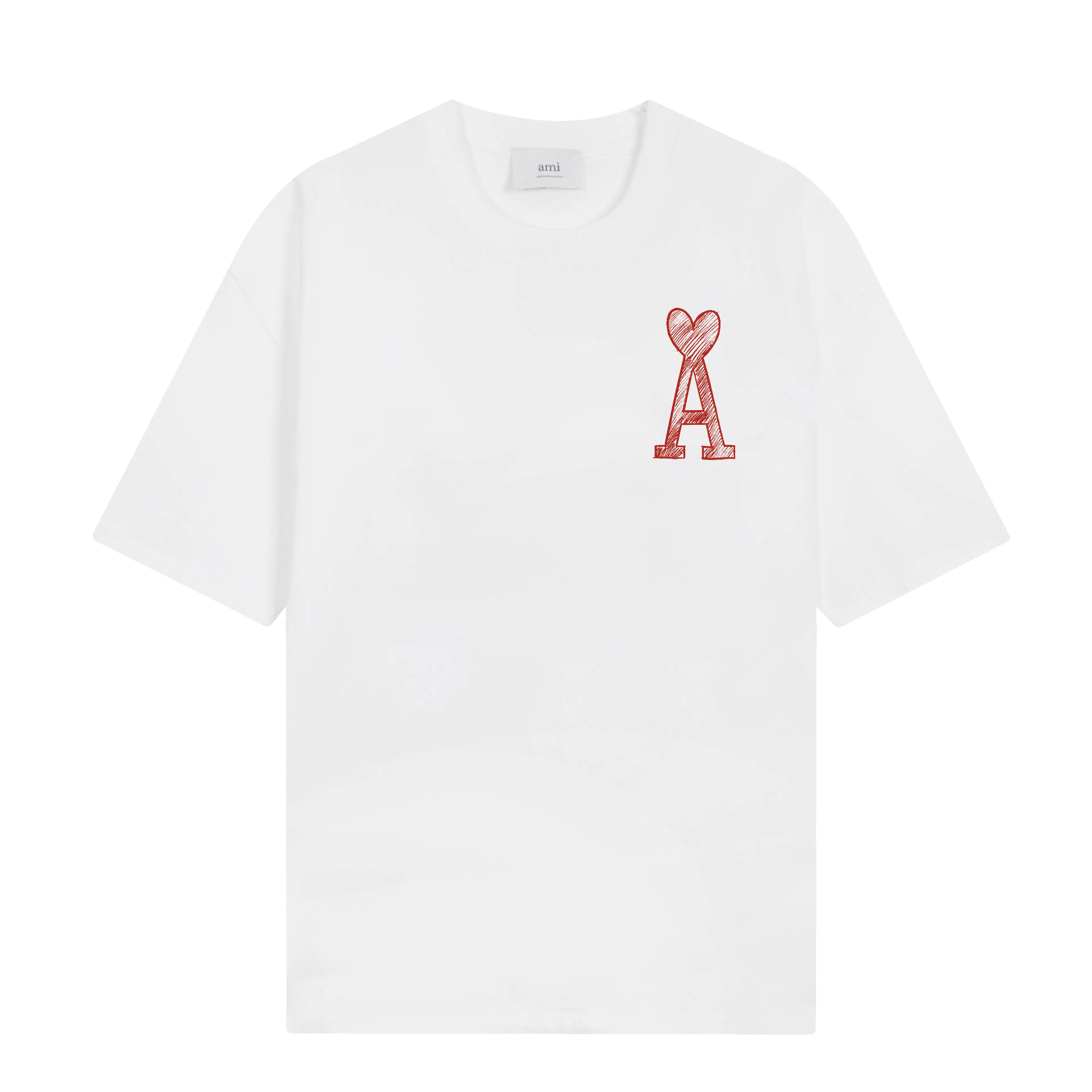 AMI 27FW BZMJKHL 010 반팔티셔츠