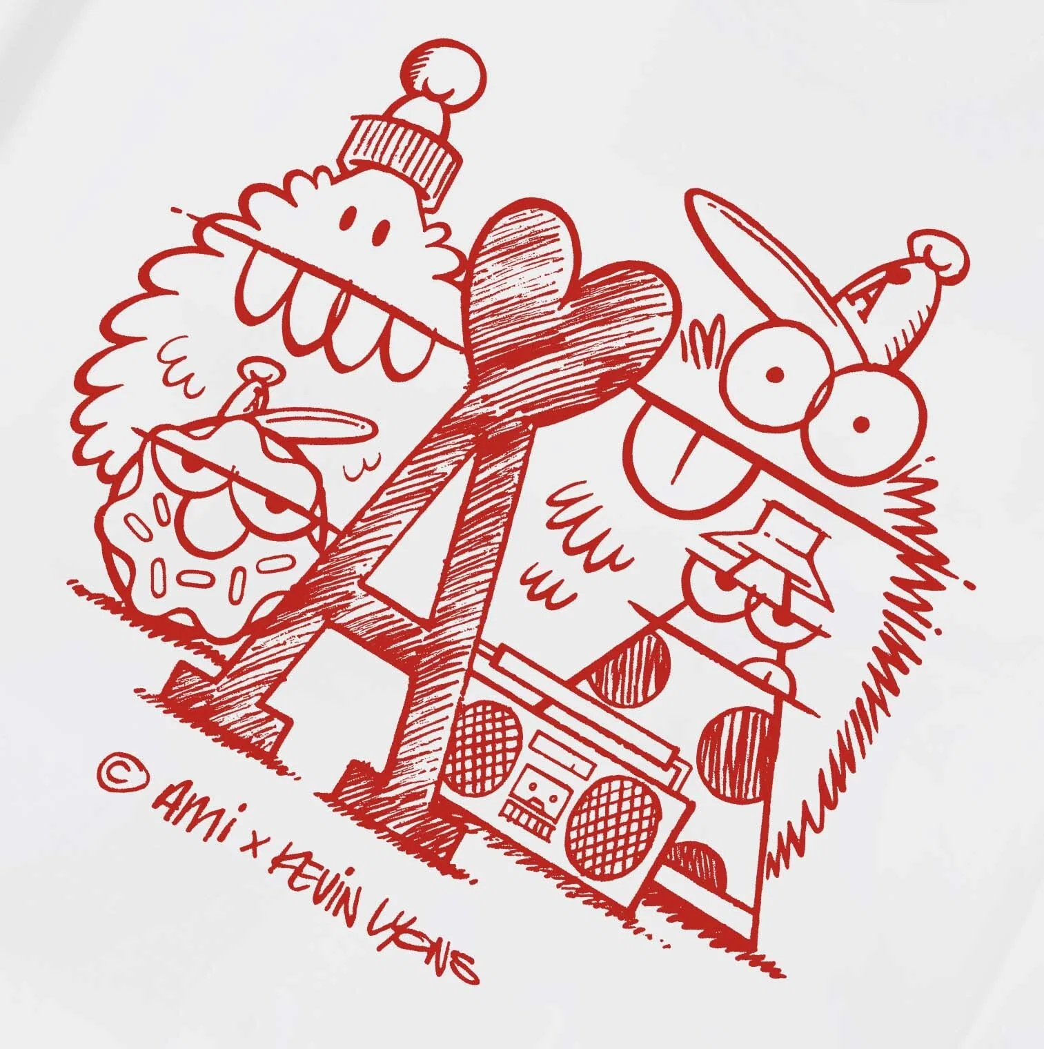 AMI 27FW BZMJKHL 011 반팔티셔츠 5