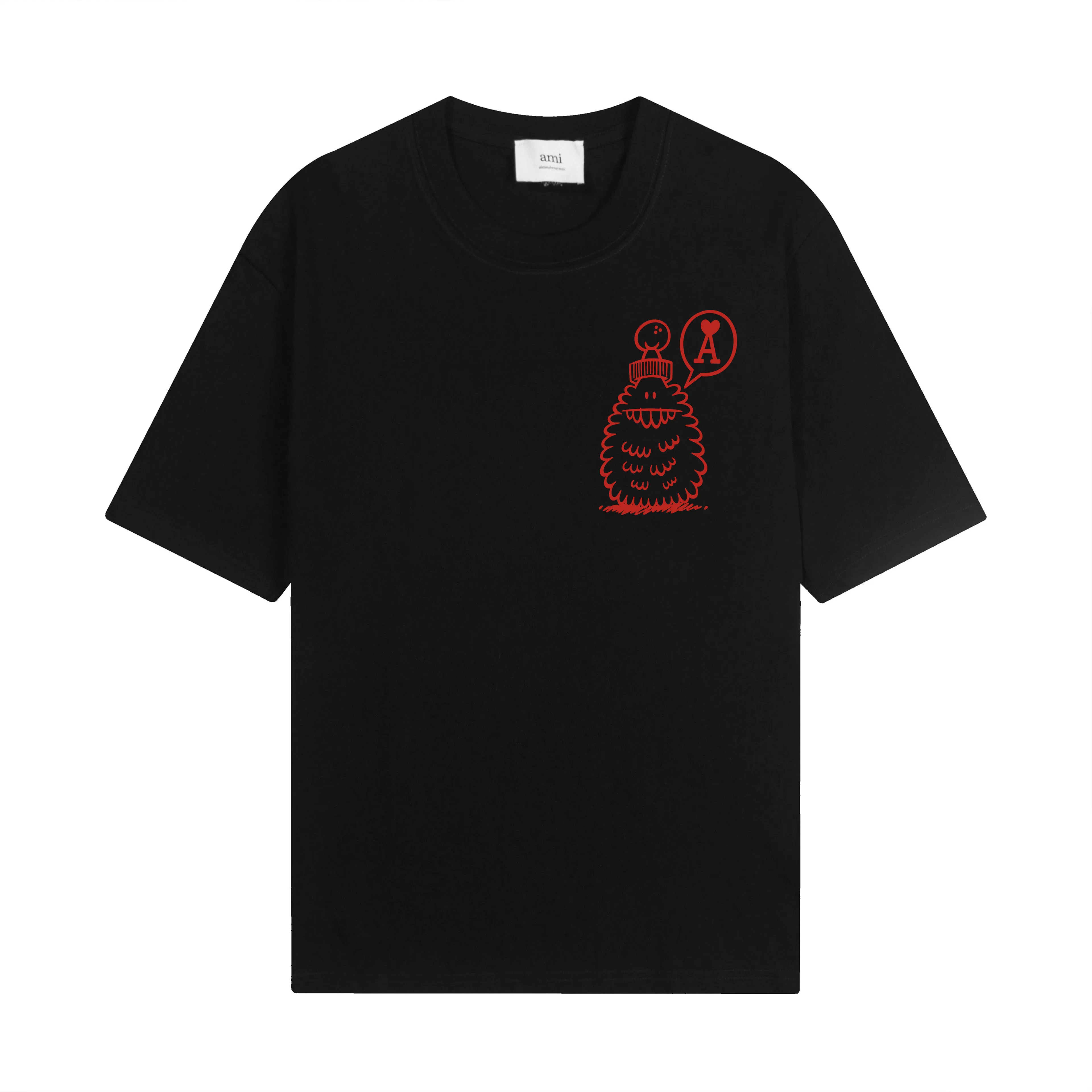 AMI 27FW BZMJKHL 016 반팔티셔츠