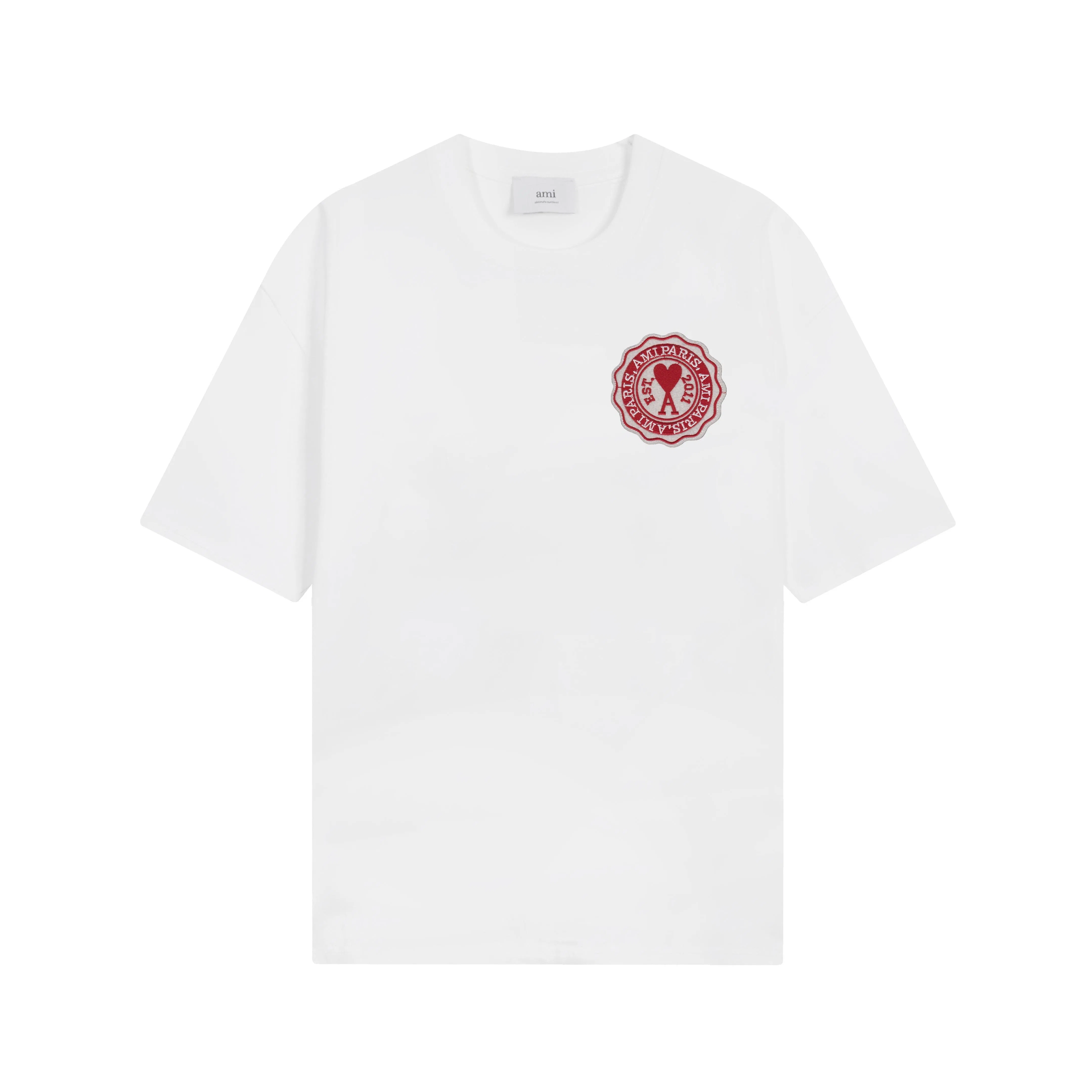 AMI 27FW BZMJKHL 017 반팔티셔츠