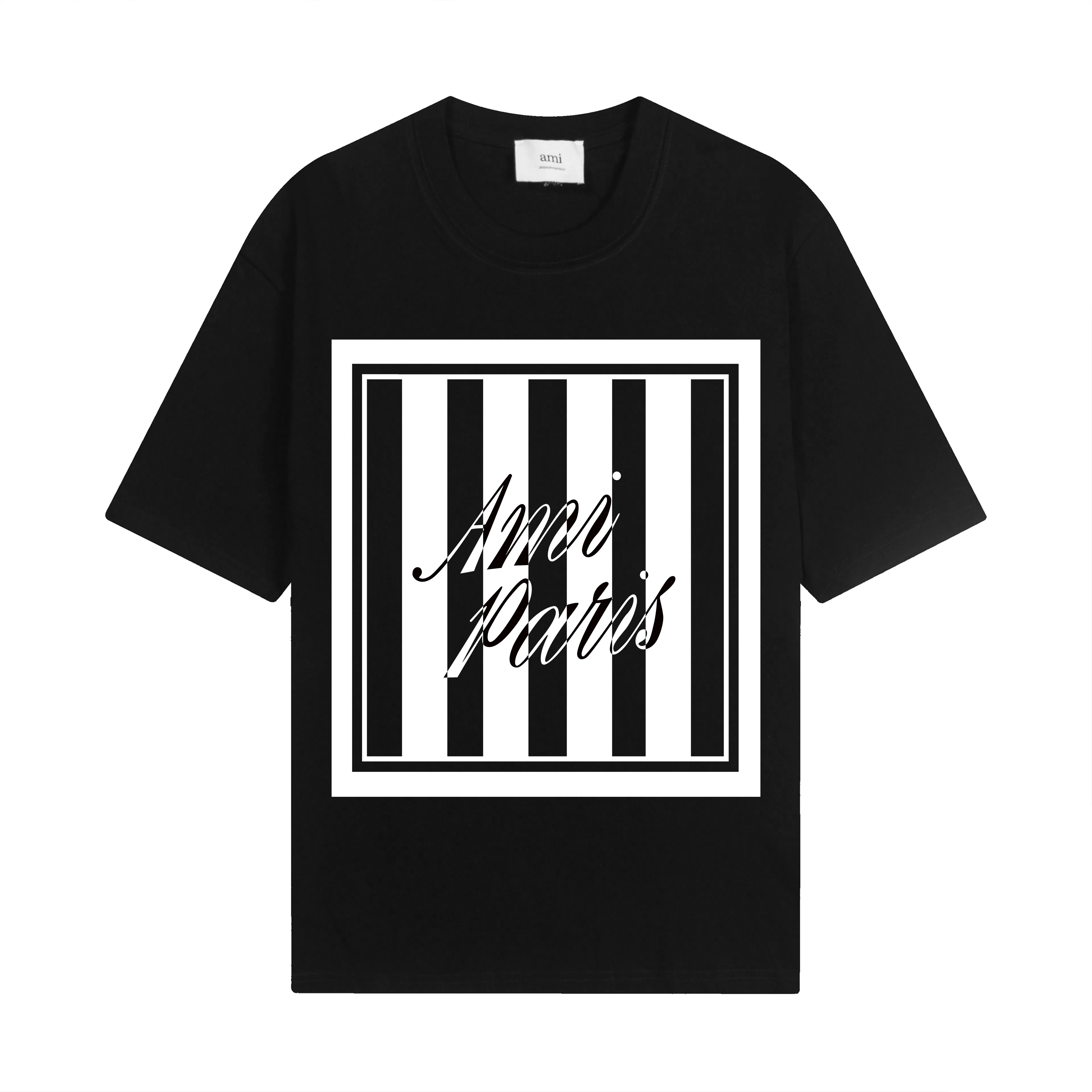 AMI 27FW BZMJKHL 022 반팔티셔츠