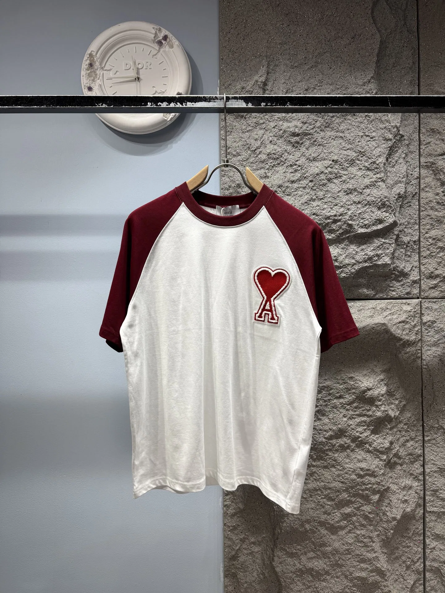 AMI 27FW FLDPMWD 002 반팔티셔츠