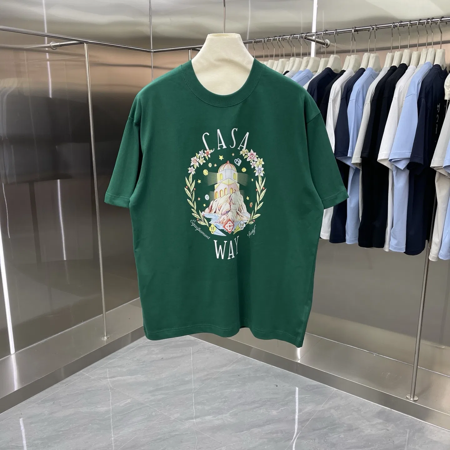 CASABLANCA 27FW HXOPRTD 002 반팔티셔츠