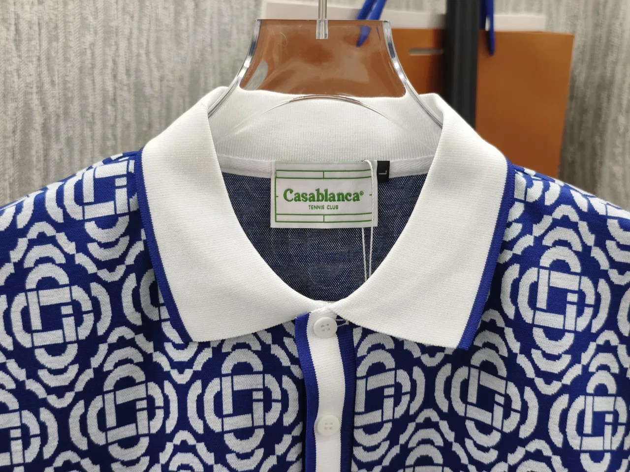 CASABLANCA 27FW WOSXHKM 001 폴로반팔티셔츠 3