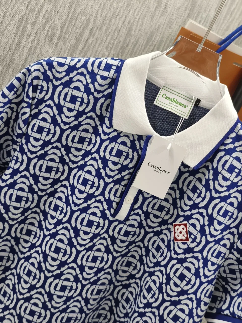 CASABLANCA 27FW WOSXHKM 001 폴로반팔티셔츠 6