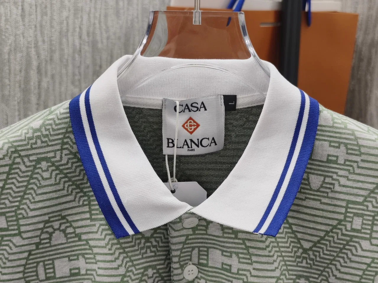 CASABLANCA 27FW WOSXHKM 002 폴로반팔티셔츠 3