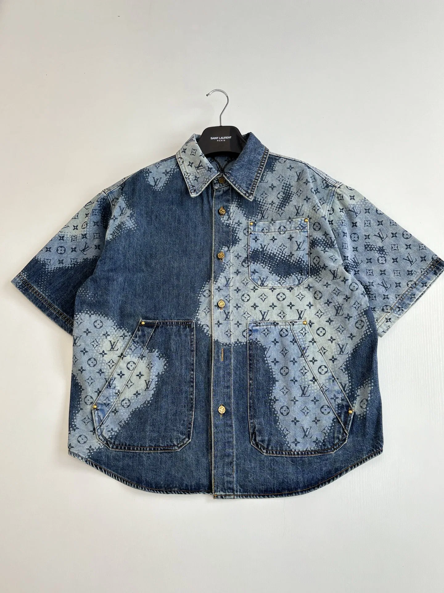 LV 27FW FVAHDTN 013 데님반팔셔츠 3
