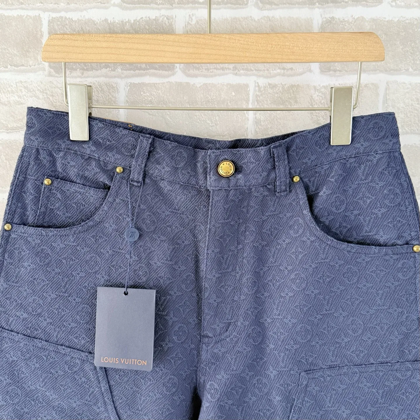 LV 27FW JBJVXGJ 007 데님숏츠 3