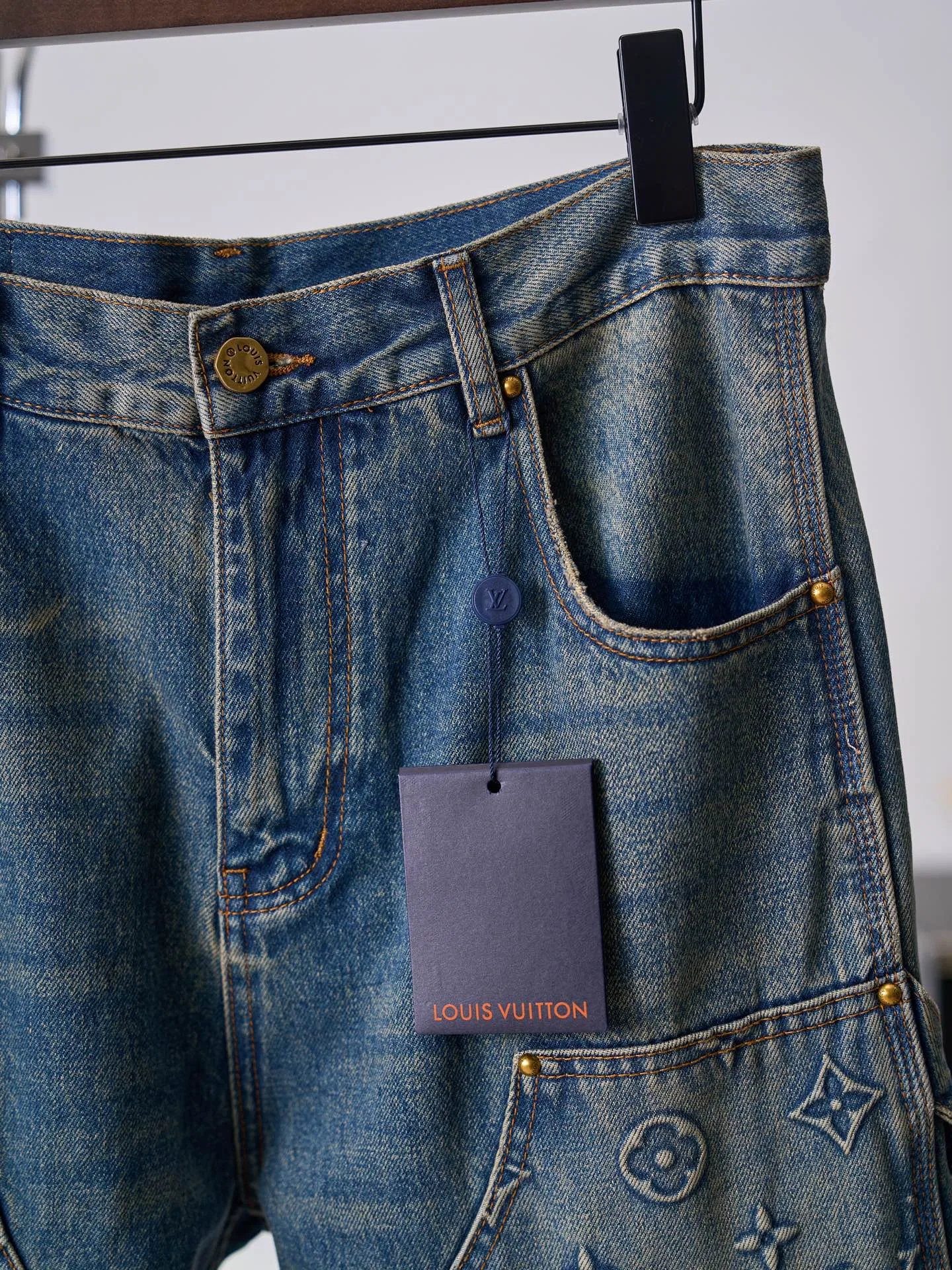 LV 27FW JBJVXGJ 186 데님팬츠 5