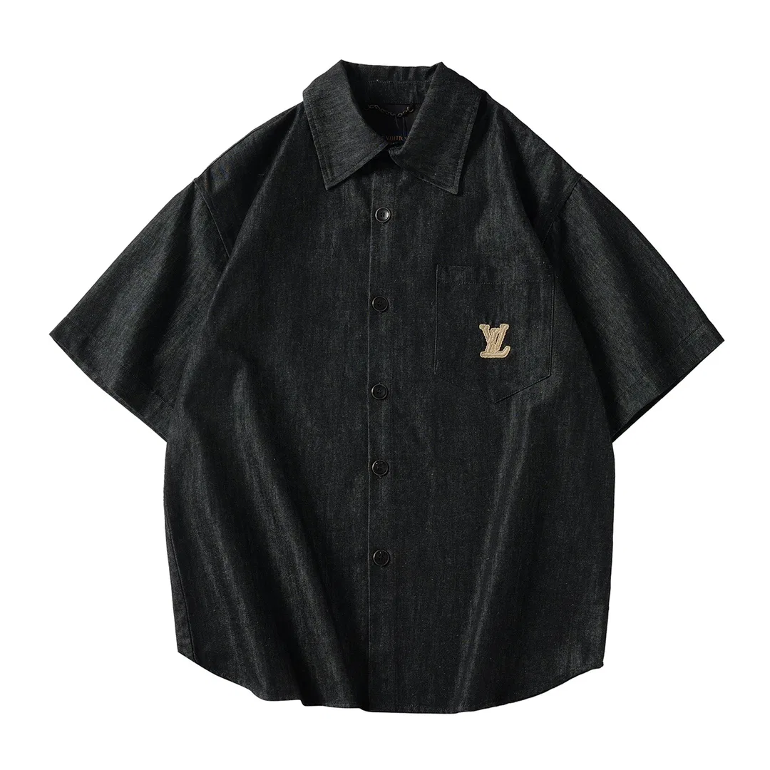 LV 27FW JBJVXGJ 231 데님반팔셔츠