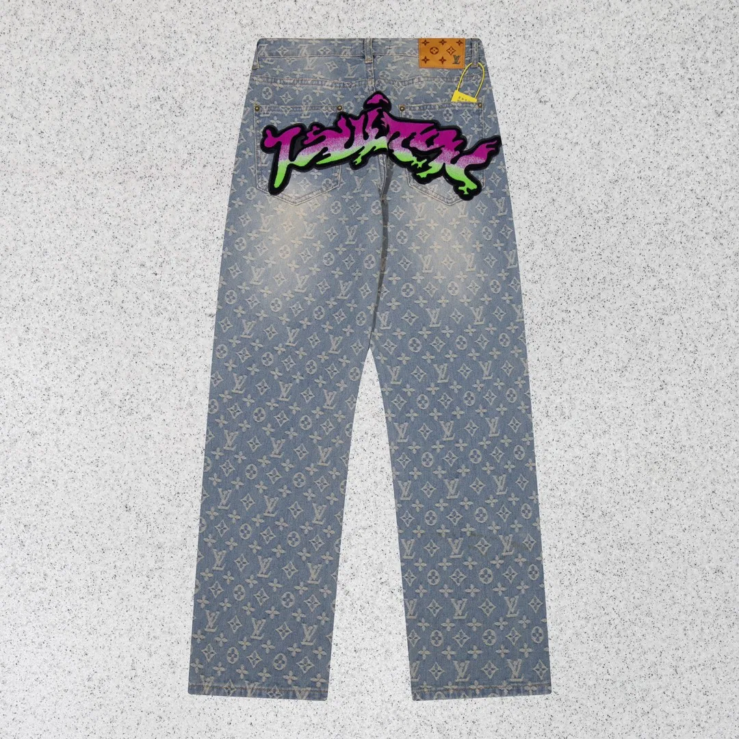 LV 27FW PXOPLTT 038 데님팬츠