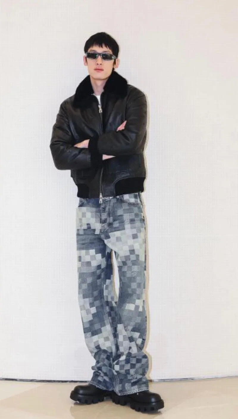 LV 27FW PXOPLTT 039 데님팬츠
