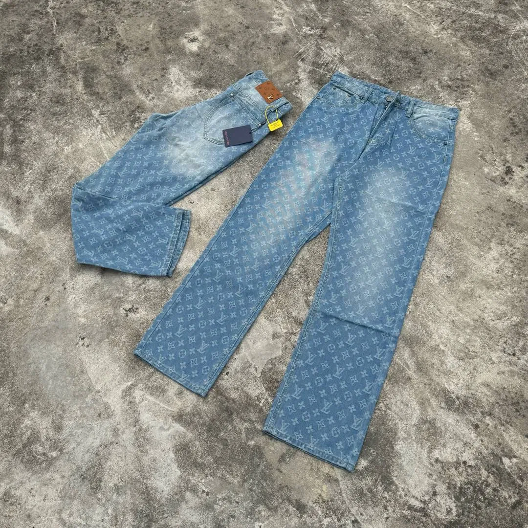 LV 27FW PXOPLTT 049 데님팬츠 5