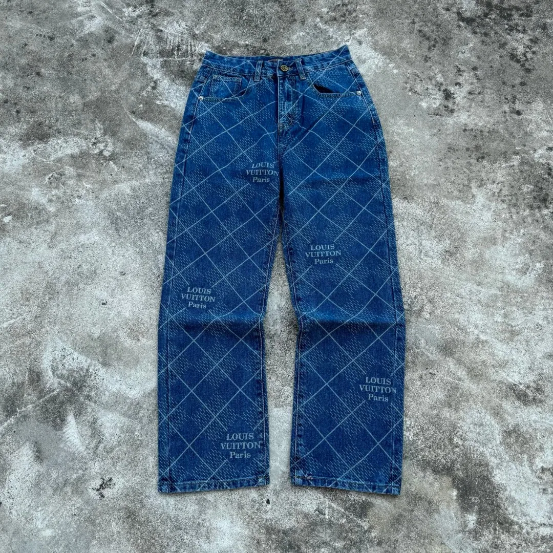 LV 27FW PXOPLTT 052 데님팬츠