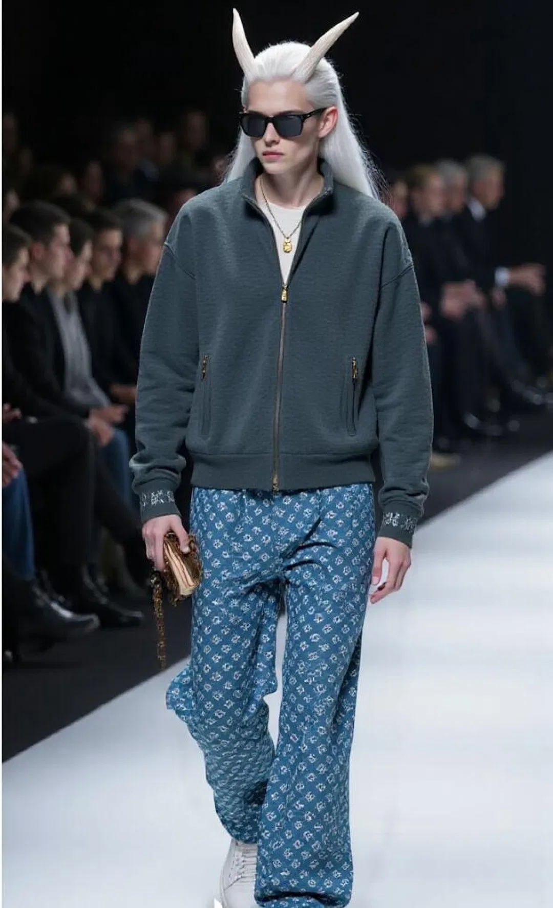 LV 27FW PXOPLTT 063 데님팬츠