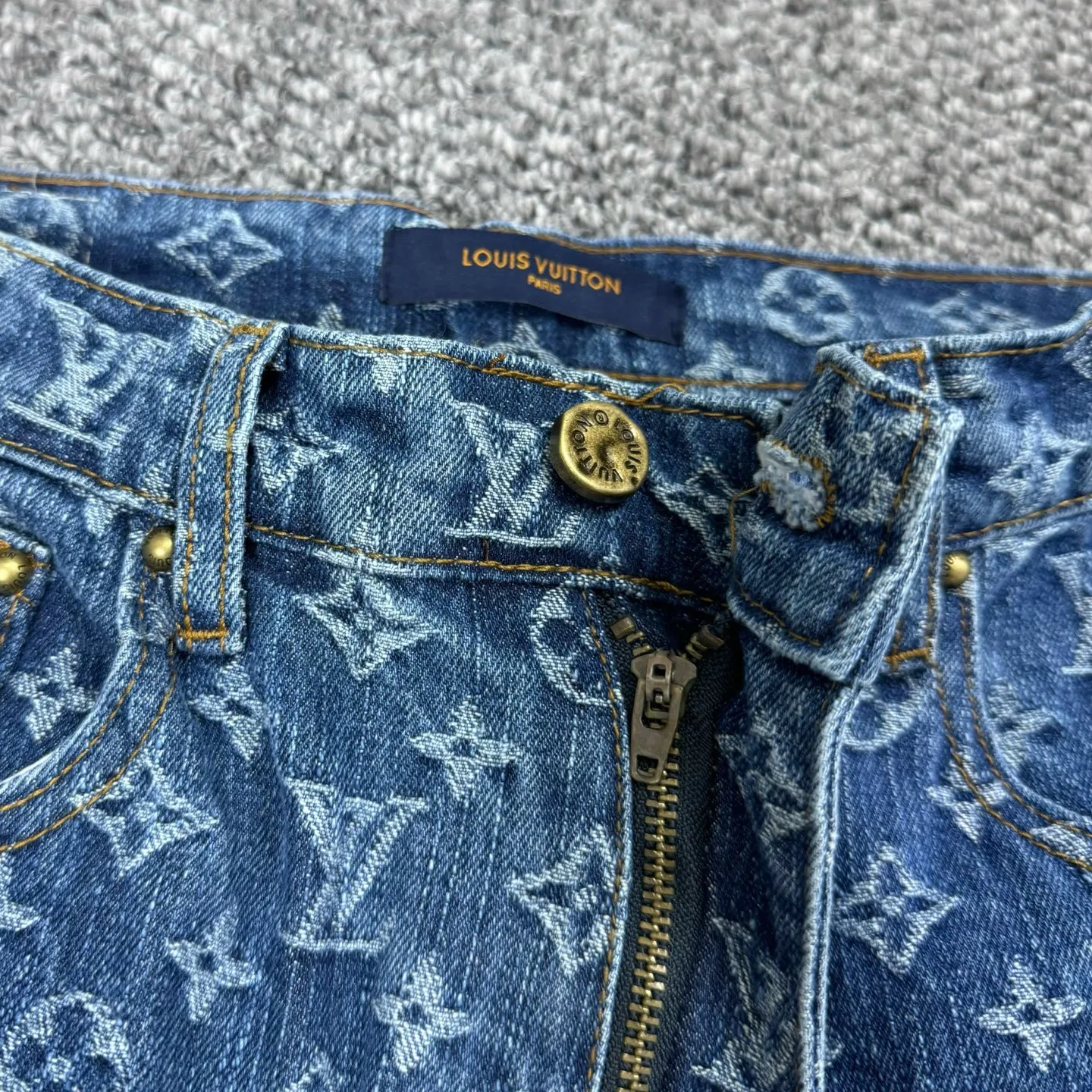 LV 27FW PXOPLTT 063 데님팬츠 6