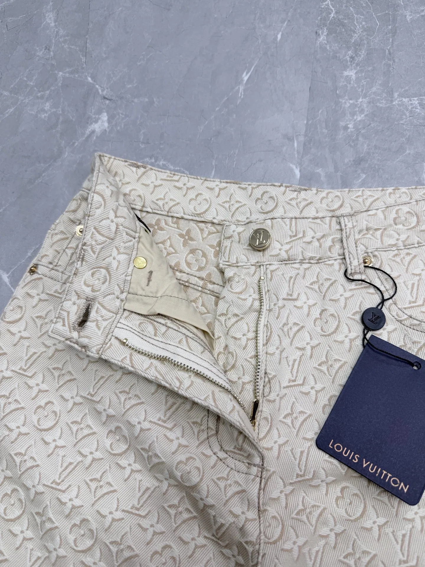 LV 27FW QBTUMXL 002 데님팬츠 5