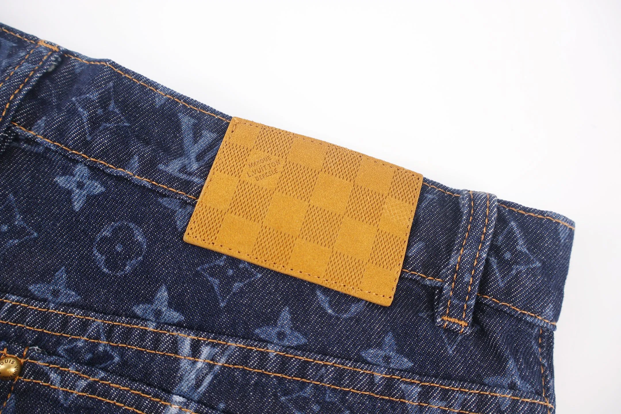 LV 27FW QCYEEAU 023 데님숏츠 4